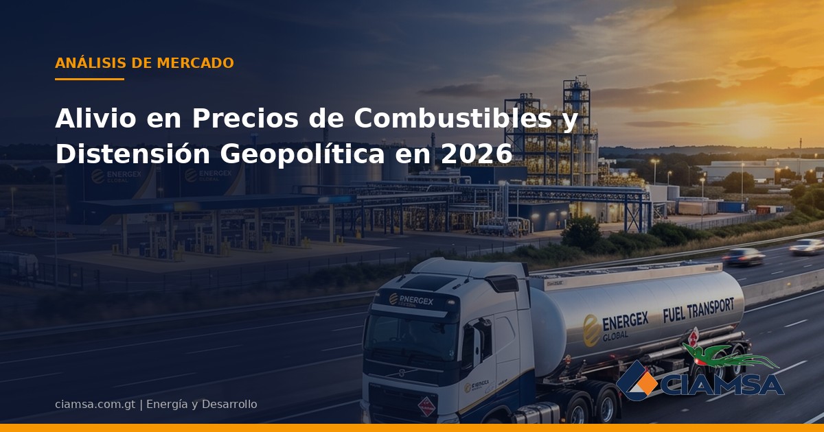 Alivio en Precios de Combustibles y Distensión Geopolítica en 2026