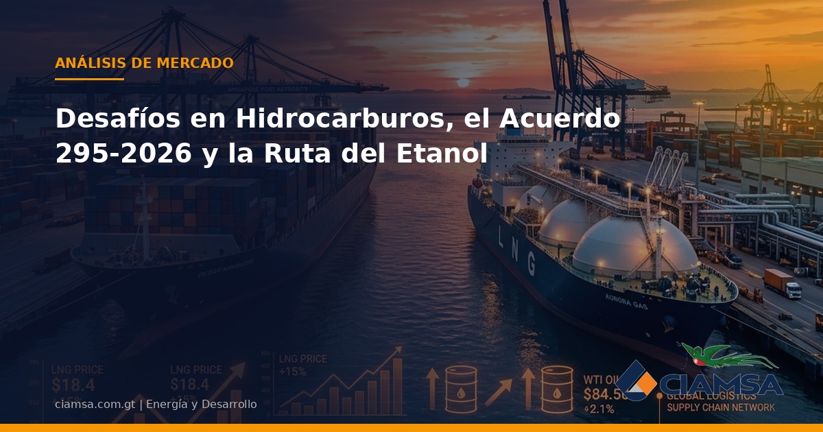 Desafíos en Hidrocarburos, el Acuerdo 295-2026 y la Ruta del Etanol