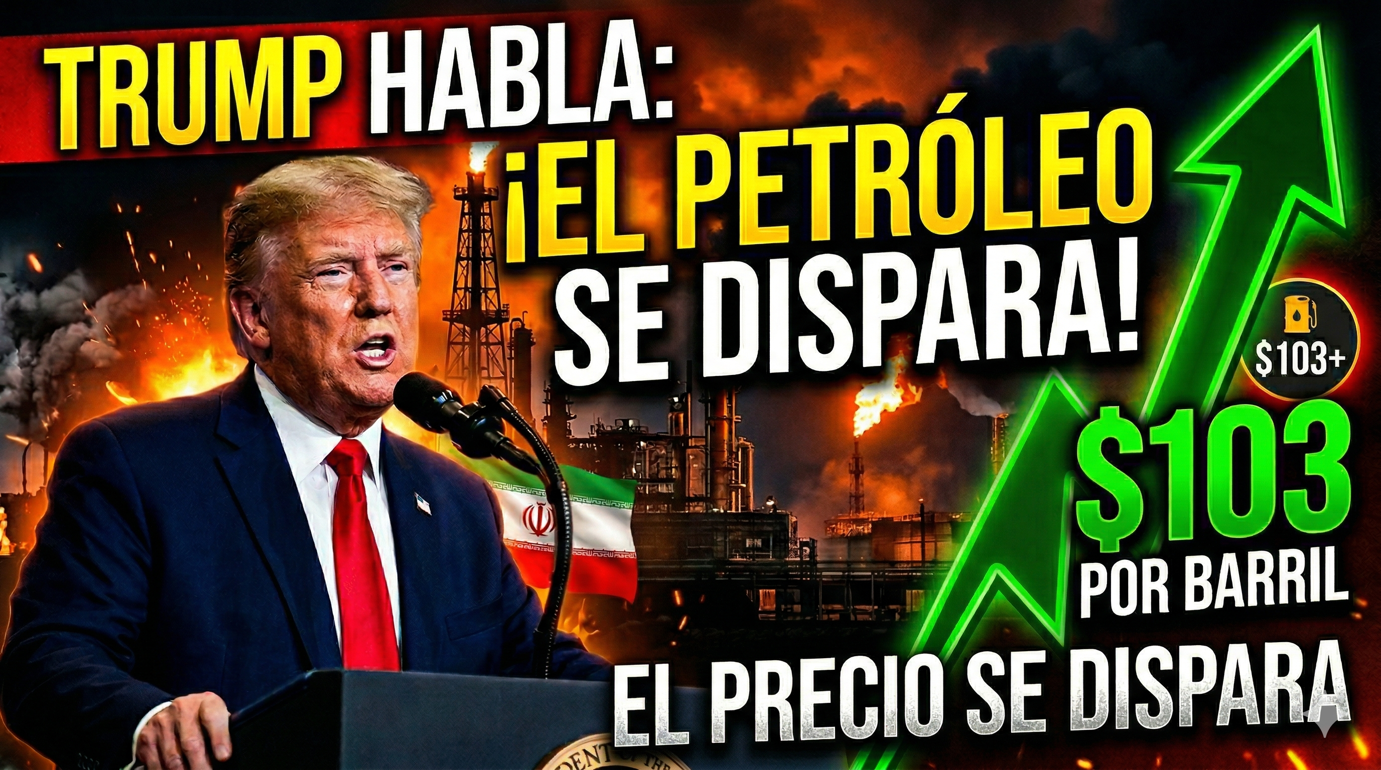 Petróleo supera $103 por barril